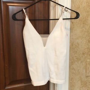Free People Basic Tank with Mesh Detail